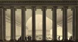 archimaps:Interior view of a hypothetical museum interior, Paris