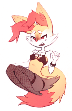 annue-art:  Ever since pokken tournament i’ve found myself liking braixen more and more.I dont even play the game   &lt;3