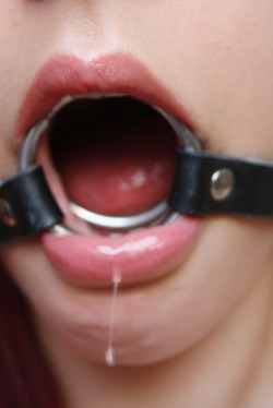 Mastermbf:  Presentation. Training. Beautiful Drooling Is A Nice Extra Of Ring Gag