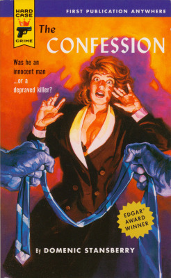Confession, by Domenec Stansberry (Hard Case Crime, 2004). Cover illustration by R.B. Farrell.From a charity shop in Nottingham.