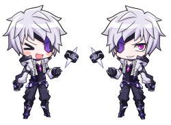 elsword:  Brand New Official Time Tracer Chibis!!