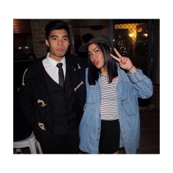 Reunited with my ‘Kuya’ last night at Chantelle’s 18th #brotherfromanothermother #missedthisnigga #ootn #swerve