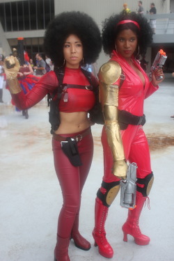 socies:  oldnerdybasterd:  Two Misty Knight cosplays. Dragon*Con 2013  Oh, yo! So happy someone got the Meeting of the Mistys. I’m the one on the left. Thanks for the shot! 