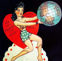 vintagegal:  Wonder Woman Valentine c. 1940s