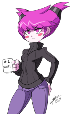 bigdeadalive:  Morning doodle of best girl in warm clothes.