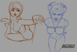adultart-marmar: Did Request stream with http://djcomps.tumblr.com/ tonight, we both wanted to practice low and high angle, thanks to all the people in chat and that everyone who won a request rolled with us practicing ^^ If you weren’t able to join