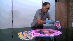 icecreamandchicken:  itscolossal:  Psychedelic Paint and Poured Resin Artworks by Bruce Riley [VIDEO]  munksrevolution