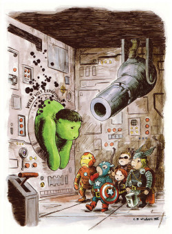 spacemonkee414:  the avengers in the 100 acre wood.