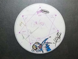 TOOL signed drumhead