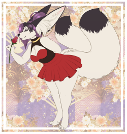 frisky-fennec:   little pic I did of Iko in a valentines day outfit. I haven’t done one of Iko for myself in a long time!  Please don’t use for RP or repost. 