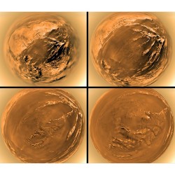 Huygens Lands on Titan #nasa #apod  #esa #jpl #huygens #titan #astronomy #solarsystem #space #science