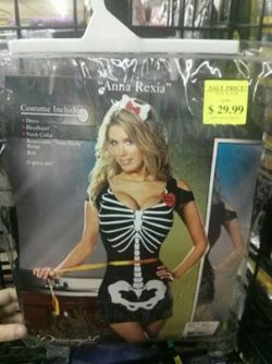 k-lionheart:  trottaspoopyblogga:  &ldquo;Wow, Halloween City, did you run out of racist costume ideas this year or what? The costume called &quot;Anna Rexia&rdquo; was brought to my attention and I think it is rather despicable of you to carry it in