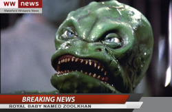 Royal baby named Zoolkhan - Serpent of Cambridge
