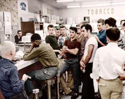 thecaffeinebookwarrior:  chemicallywrit:  kaylapocalypse:  historicaltimes:   “Crazy Dion” Diamond at one of his sit-ins as a teenager in Arlington, VA. June 10, 1960 via reddit   All of those people around him are demons  hey guys! here’s some