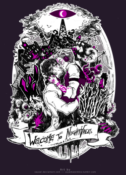 nightvalecommunitycalendar:   WtNV - Cecilos by Sayael  Want more Night Vale on your dash? Sign up for the Night Vale Community Calendar! 