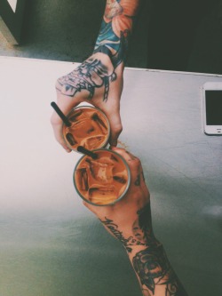 helainetieu:  Vietnamese iced coffee with fuckyeahhighfive  Instagram - @helainerose 