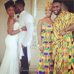 naijagirl:  fckyeahprettyafricans:  Traditional Ghanaian couple Ga tribe Ig afia_mmb  Africans get 2 weddings. And both are awesome! #bejealous 