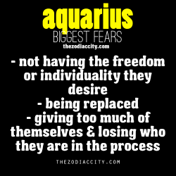 zodiaccity:  Aquarius biggest fears - Repost.