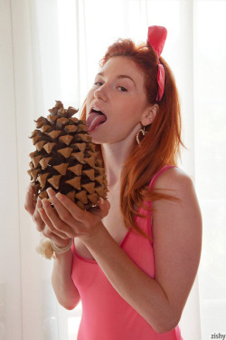 Emily Archer Pine Cone Lodge - 48 pics @ Zishy.com. Click for full pictorial.