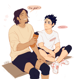 viria:  Realizing you have big gay crush on your ace like It’s not the hair, Noya…it’s not..the hair… 