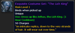 atiesh:  next Hallow’s End introduces the feature to have our characters cosplay 