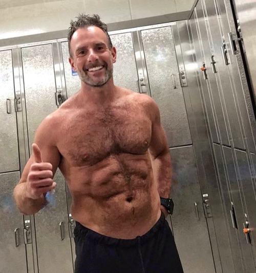 myownprivatelockerroomblog2:  Sexy daddy!Locker Rooms and Showers, Spy Cams, Naked Sportsmen and more! The original since 2010!!!Follow the Locker Room Guys!http://myownprivatelockerroomblog2.tumblr.com/  