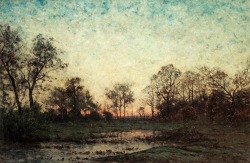 insipit:  Per Ekström (1844–1935, Sweden)Ekström was a Swedish landscape painter. During his studies in France he was inspired by the Barbizon School of French artists, particularly Corot, and he lived there for 15 years, before returning to live