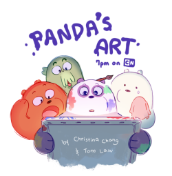 cchangart: Real quick promo of tonight’s ep, PANDA’S ART!! Boarded by me and @tomblalaw