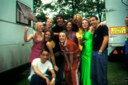 spicefreakout:  Spice Girls with the Backstreet Boys