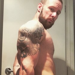 masonworldxxx:  A bit of a mediocre workout today. I blame the weather but here’s my arm update #armday #workout #bodybuilder #bodybuilding #motivation #fitness #progress #inked #inkedmuscle #guyswithtatts hashtags