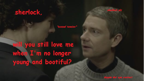 butts-of-johnlock:  Happy Red Pants Monday ヽ(･∀･)ﾉYou guys will always be bootiful to me ❤  