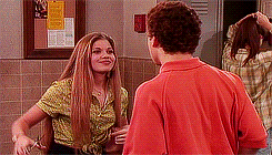 capacity: puppylover143mb: Remember that time Topanga was trying to prove a point to Cory that looks don’t matter, and it ended up with her cutting a chunk of her hair off and you could legit hear the loud gasps coming from the live audience and everybody