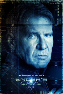 Ender’s Game Harrison Ford poster