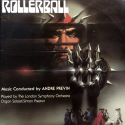 Rollerball Original Soundtrack, Music Conducted by Andre Previn (United Artists, 1975). From a charity shop in Nottingham.Listen&gt; TOCCATA IN D MINOR/Bach