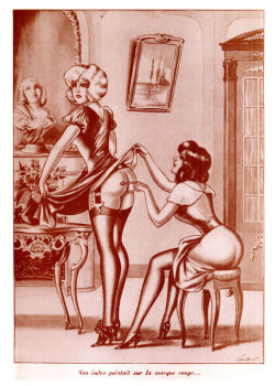 retrogasm:    Friday Night Vintage Erotica Illustrations  