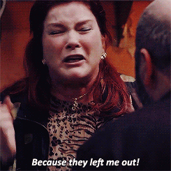 crackinois:  I actually think this was one of my favorite and most powerful scenes in the show. Kate Mulgrew do expertly portrayed the hurt we’ve all felt at one point or another when we were ostracized by people we wanted so desperately to be accepted