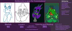 zaldenvire: Welp i better give this commision thing a shot!Im Open for commisions!Information is in the first image!, contact me if youd like to know something