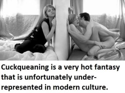 cuckoldwebcams:  Cuckqueaning is a very hot