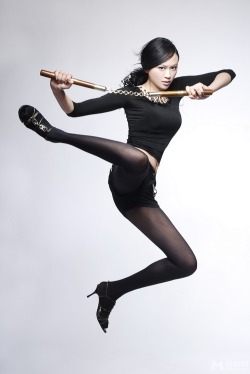 Damn: she&rsquo;s a gorgeous Kung-fu lady&hellip;