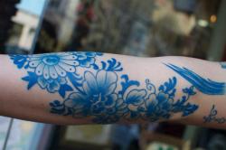 best-tattoos:  martinekenblog: Blue tattoo by artist Sir Lexi Rex 