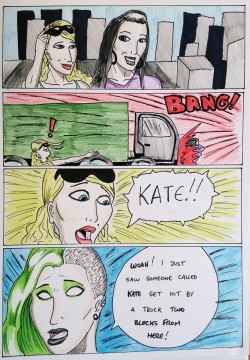 Kate Five vs Symbiote comic Page 164  Centennia appears courtesy of cosmicbeholder