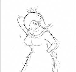 smashpersona:  Super rough animation of Rosalina hip thrusting i’m just posting this because i would forget to finish it if i didn’t so stay tuned for the finished thing   hip hip hip~ &lt;3