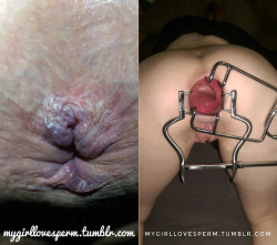 ilovemarysrose: If you only saw the left picture, could you imagine the right ever happening?  There are many girls working on their holes on tumblr, but no one is quite Mary, a down to earth amateur girl who isn’t afraid to show her holes to the internet