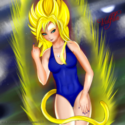   New art.  Dragon Ball Original Character Vulfila this time ;)  https://www.patreon.com/xanas111 &lt;- come here for naked versions and help me improve :)