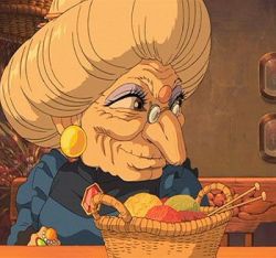 Name: Zeniba  Anime: Spirited Away (Movie) Occupation: Granny (For Chihiro) - Witch