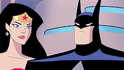 amirnizuno: endless list of otps → bruce wayne and diana of themyscira (justice league [unlimited])  ↳ “diana’s a remarkable woman, she’s a valued friend, she’s…standing right behind me, isn’t she?” // “don’t let that stop you.”