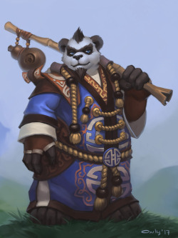 lowly-owly:Pandaren commission