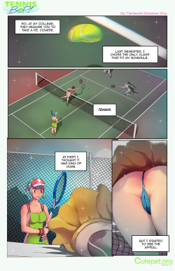 hentai0verload:  Tennis Bop! by Tentacle Monster ChuPlease support the artist and many others by purchasing a membership at www.cutepet.org tentaclemonsterchu.blogspot.com   