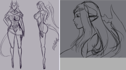 Succubus work from todays stream, LOOK AT ME FINALLY MAKING A REFERENCE SHEET&hellip; YAAAY&hellip; 