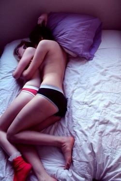 thepassioniscomingback:  thinkivykink:  I’ve never been able to sleep through the whole night with someone holding me. I fidget too much or something doesn’t fit right or I just need some space. He’s the first and the only person I can do this with.